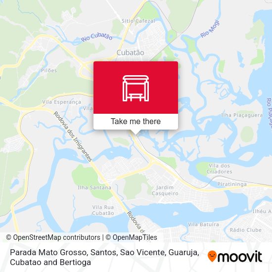 Parada Mato Grosso map