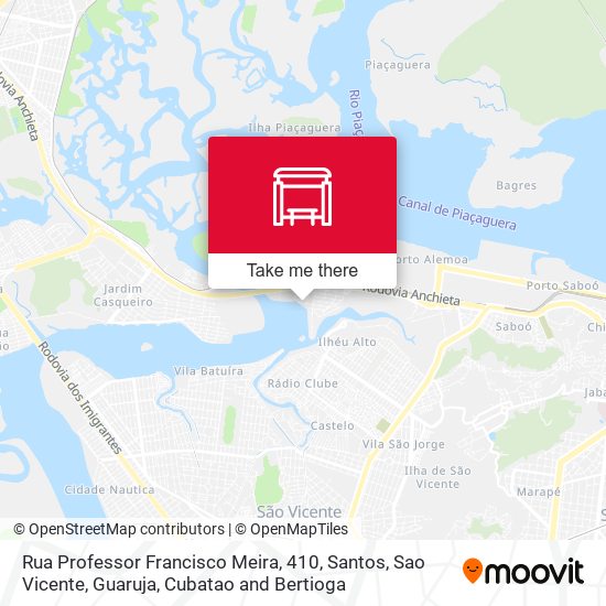 Rua Professor Francisco Meira, 410 map