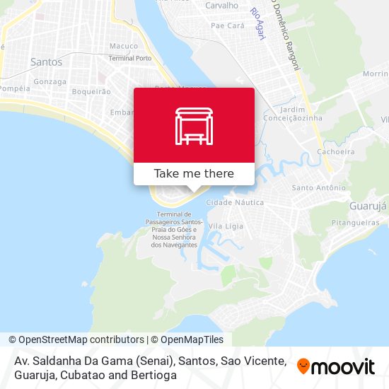 Av. Saldanha Da Gama (Senai) map