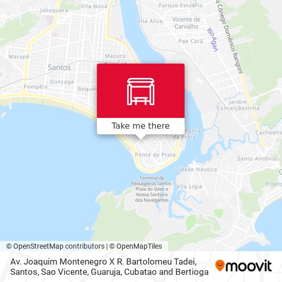 Av. Joaquim Montenegro X R. Bartolomeu Tadei map