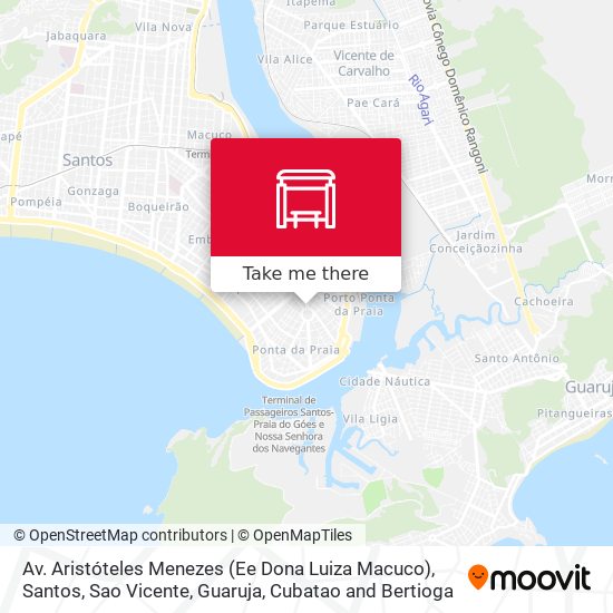 Av. Aristóteles Menezes (Ee Dona Luiza Macuco) map