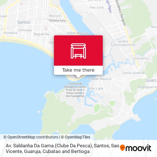 Mapa Av. Saldanha Da Gama (Clube Da Pesca)