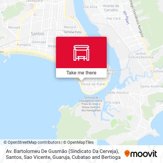Av. Bartolomeu De Gusmão (Sindicato Da Cerveja) map