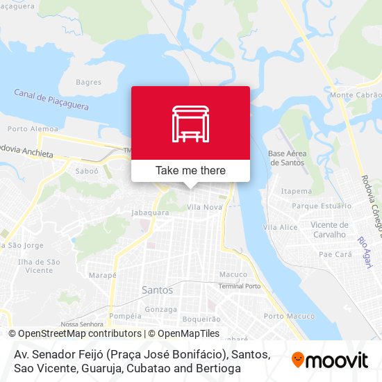 Av. Senador Feijó (Praça José Bonifácio) map