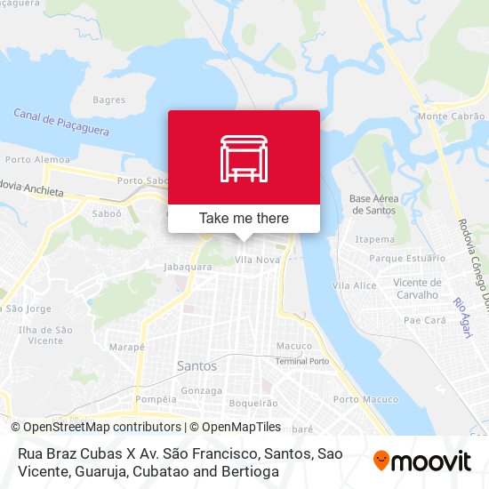 Rua Braz Cubas X Av. São Francisco map
