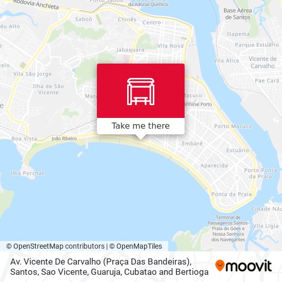 Av. Vicente De Carvalho (Praça Das Bandeiras) map