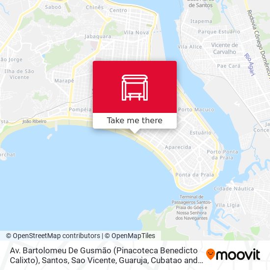 Av. Bartolomeu De Gusmão (Pinacoteca Benedicto Calixto) map