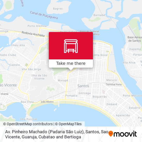 Av. Pinheiro Machado (Padaria São Luiz) map