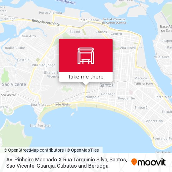 Av. Pinheiro Machado X Rua Tarquínio Silva map