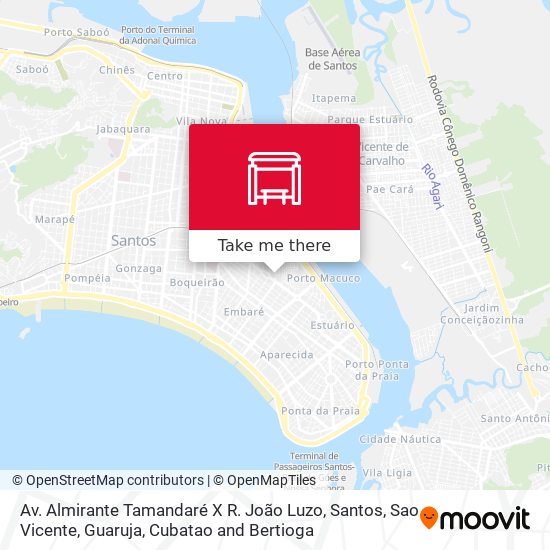 Av. Almirante Tamandaré X R. João Luzo map