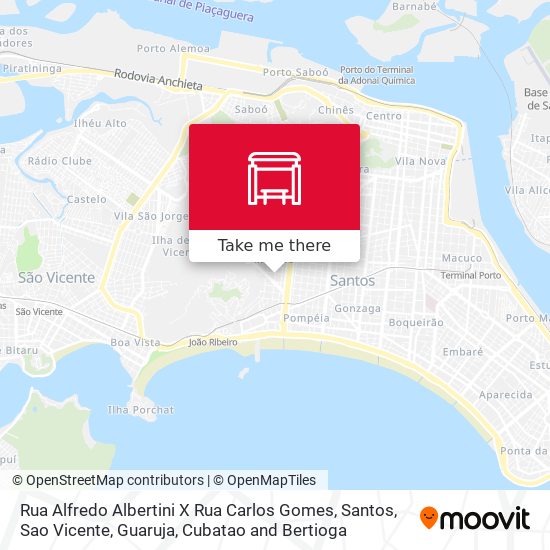 Rua Alfredo Albertini X Rua Carlos Gomes map