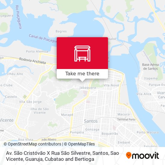Av. São Cristóvão X Rua São Silvestre map