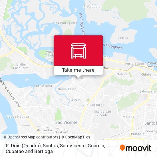 R. Dois (Quadra) map