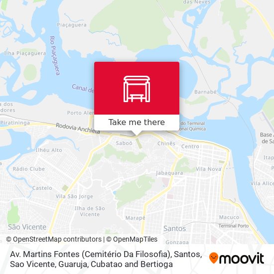 Av. Martins Fontes (Cemitério Da Filosofia) map