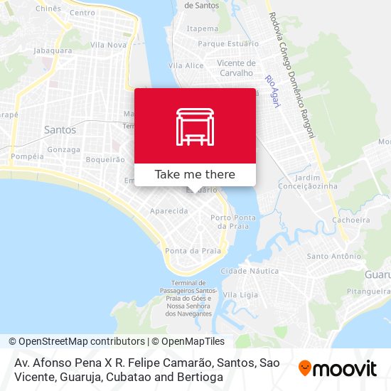 Mapa Av. Afonso Pena X R. Felipe Camarão