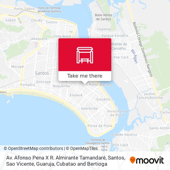 Av. Afonso Pena X R. Almirante Tamandaré map