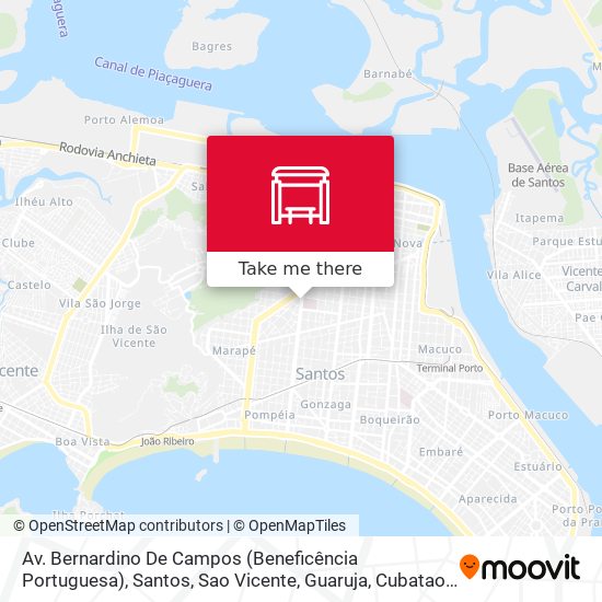 Av. Bernardino De Campos (Beneficência Portuguesa) map