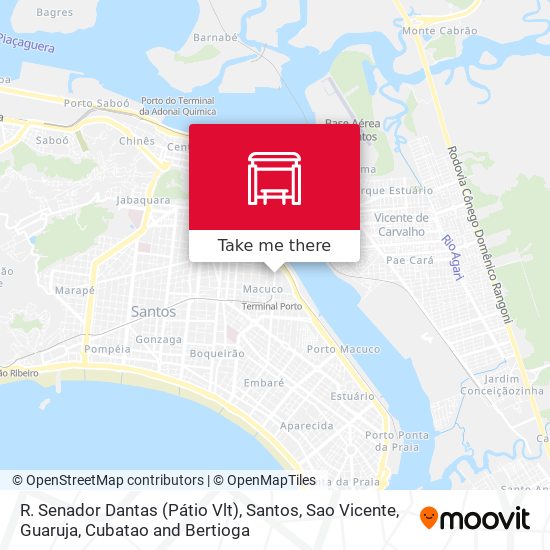 Mapa R. Senador Dantas (Pátio Vlt)