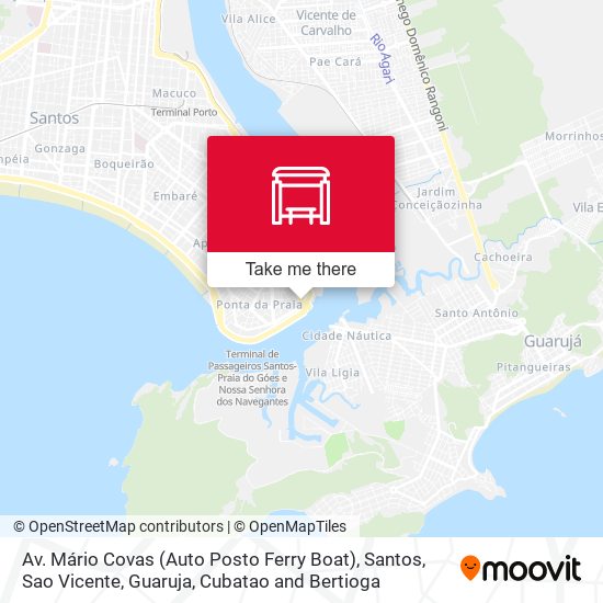 Av. Mário Covas (Auto Posto Ferry Boat) map