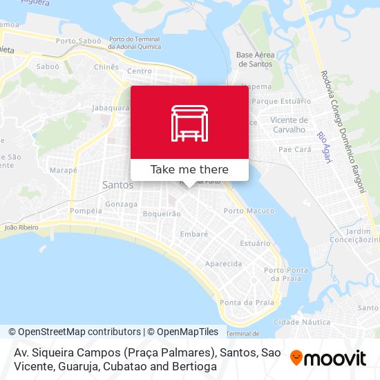 Av. Siqueira Campos (Praça Palmares) map