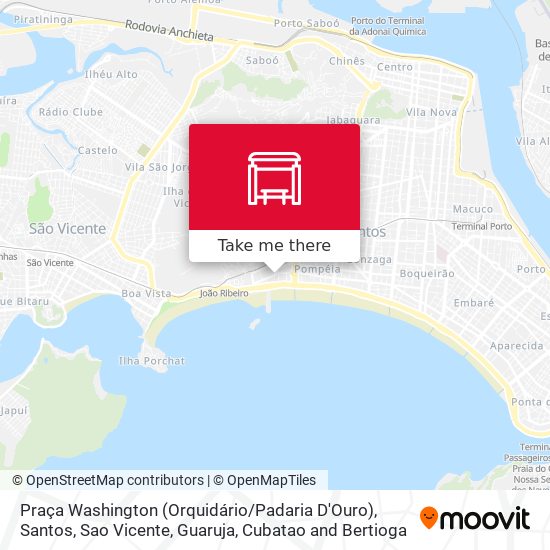 Praça Washington (Orquidário / Padaria D'Ouro) map