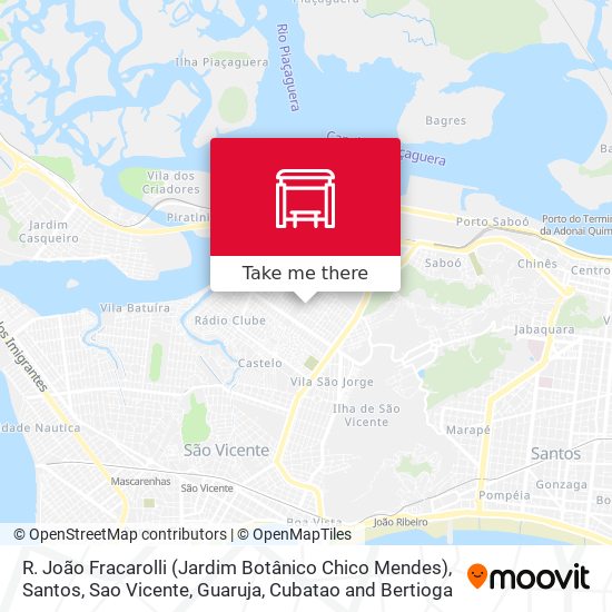 R. João Fracarolli (Jardim Botânico Chico Mendes) map