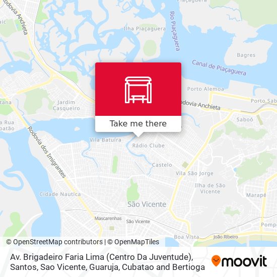 Av. Brigadeiro Faria Lima (Centro Da Juventude) map