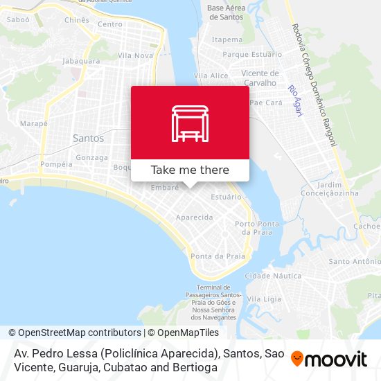 Av. Pedro Lessa (Policlínica Aparecida) map