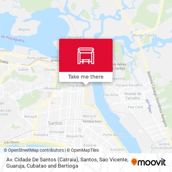 Av. Cidade De Santos (Catraia) map