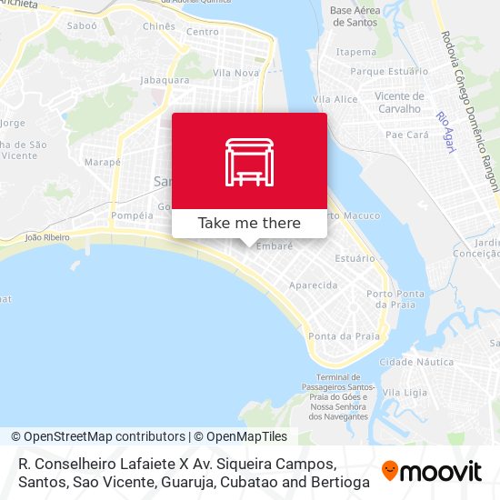 R. Conselheiro Lafaiete X Av. Siqueira Campos map