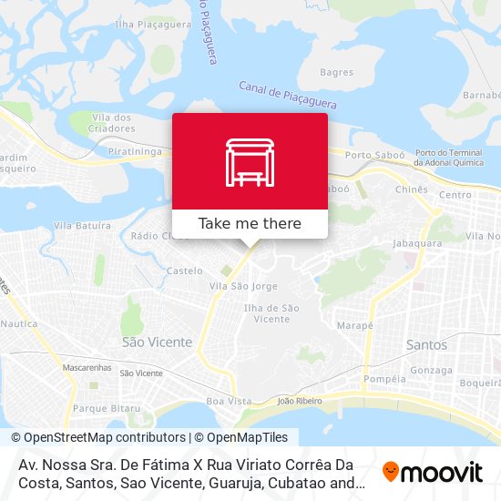 Av. Nossa Sra. De Fátima X Rua Viriato Corrêa Da Costa map