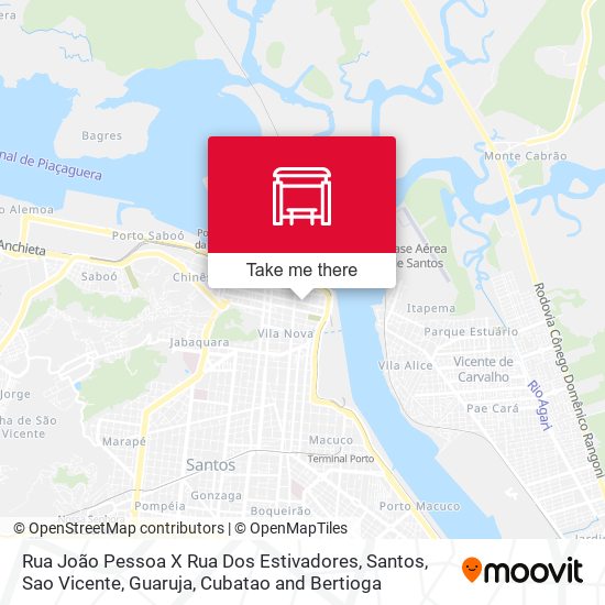 Rua João Pessoa X Rua Dos Estivadores map