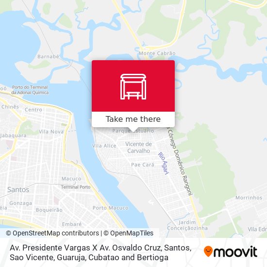 Mapa Av. Presidente Vargas X Av. Osvaldo Cruz