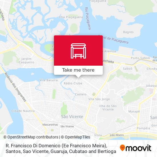 R. Francisco Di Domenico (Ee Francisco Meira) map
