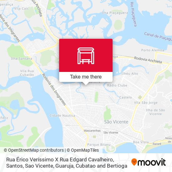 Rua Érico Veríssimo X Rua Edgard Cavalheiro map