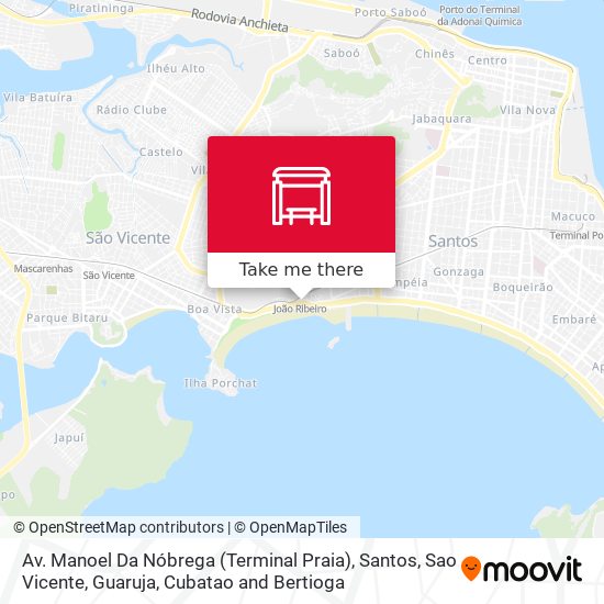 Av. Manoel Da Nóbrega (Terminal Praia) map