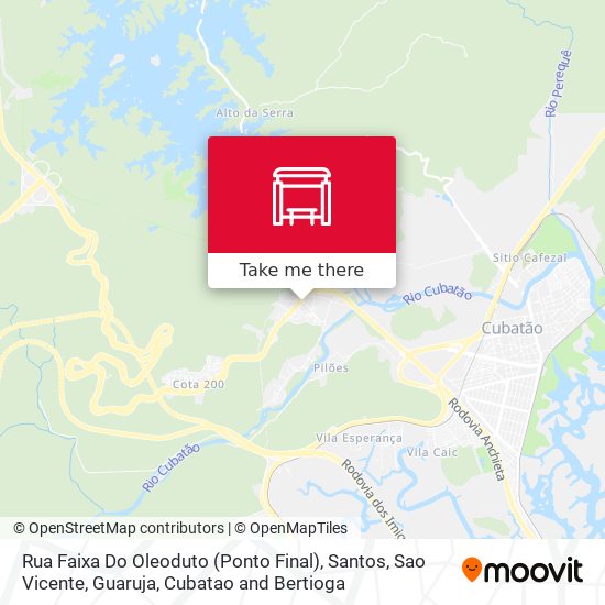 Rua Faixa Do Oleoduto (Ponto Final) map