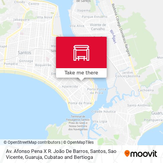 Mapa Av. Afonso Pena X R. João De Barros