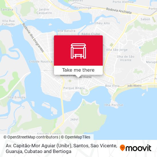 Mapa Av. Capitão-Mor Aguiar (Unibr)