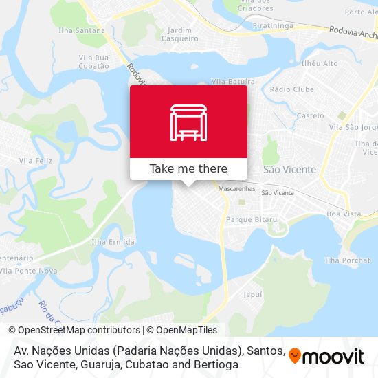 Av. Nações Unidas (Padaria Nações Unidas) map
