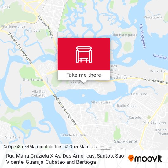 Rua Maria Graziela X Av. Das Américas map