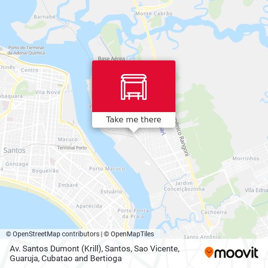 Av. Santos Dumont (Krill) map