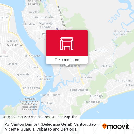 Mapa Av. Santos Dumont (Delegacia Geral)