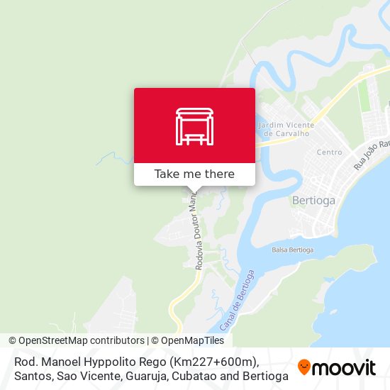 Rod. Manoel Hyppolito Rego (Km227+600m) map