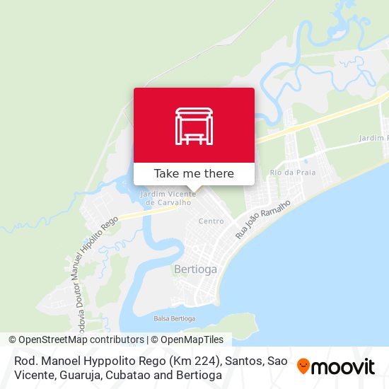 Mapa Rod. Manoel Hyppolito Rego (Km 224)