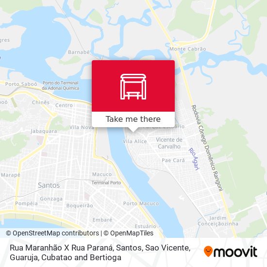 Rua Maranhão X Rua Paraná map