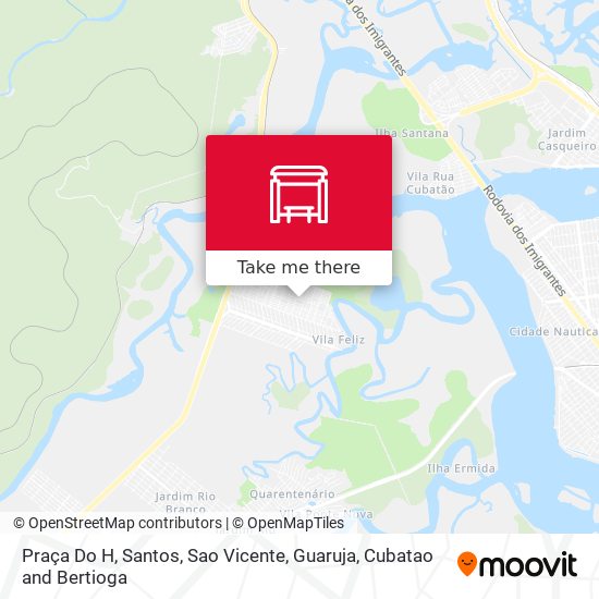 Praça Do H map
