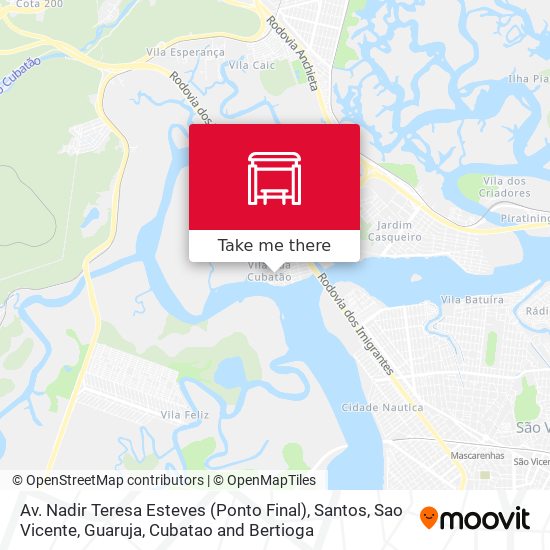 Av. Nadir Teresa Esteves (Ponto Final) map
