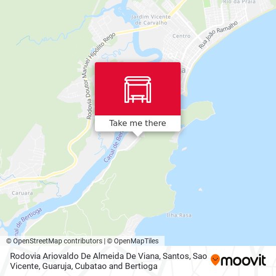 Rodovia Ariovaldo De Almeida De Viana map