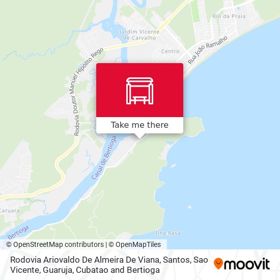 Rodovia Ariovaldo De Almeira De  Viana map